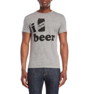 NWT Chaser I Love Quality Beer Mens Gray T Shirt
